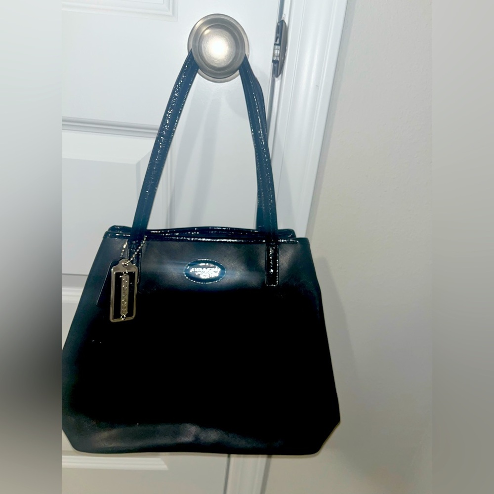 Black Coach Tote Bag